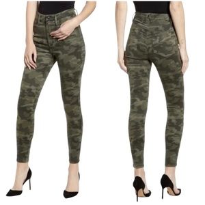Good American Size 4/27 Good Waist Camo‎ Jeans CA02 GW001PT